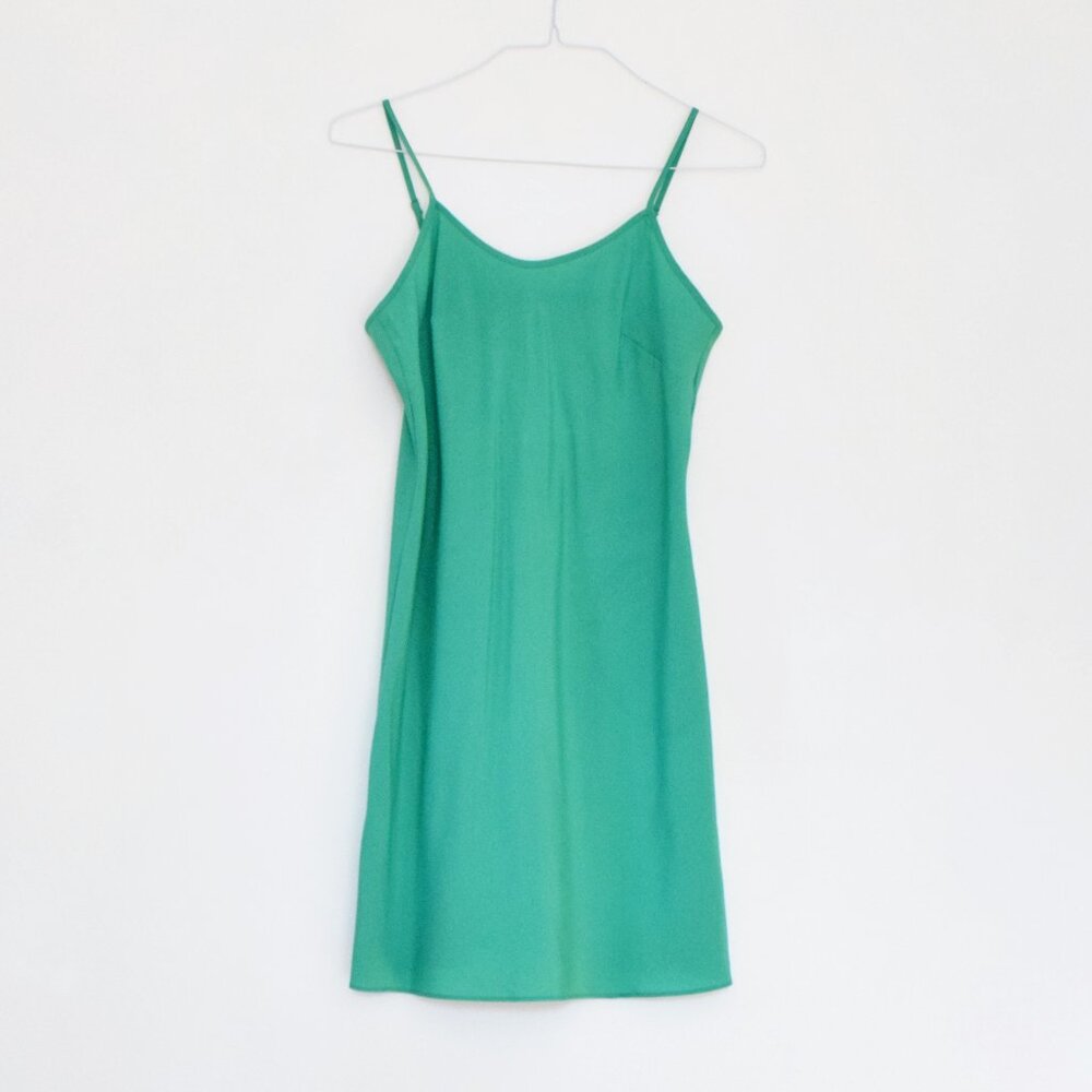 NANETTE LEPORE Kelly Green Slip Midi Dress | Size 4